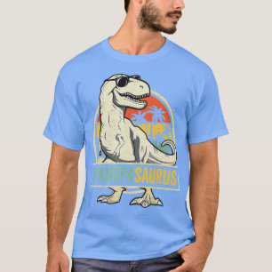 Camiseta Avô, Avô, família Saurus, Dinossauro Rex Dinossaur