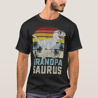 Camiseta Avô, Avô, família Saurus, Dinossauro Rex Dinossaur