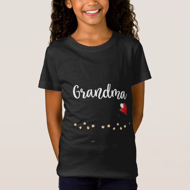 Camiseta Avó Bear Natal Pajama (Frente)