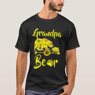 Camiseta Avô Bear Pai De Girassol E Papa