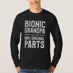 Camiseta Avô Biónico Feito Com 90 Porcento de Peças Origina