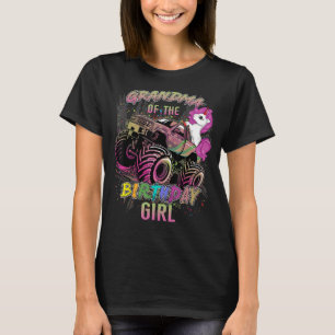 Camiseta Avó Bonita De Uma Garota De Caminhão De Monstro