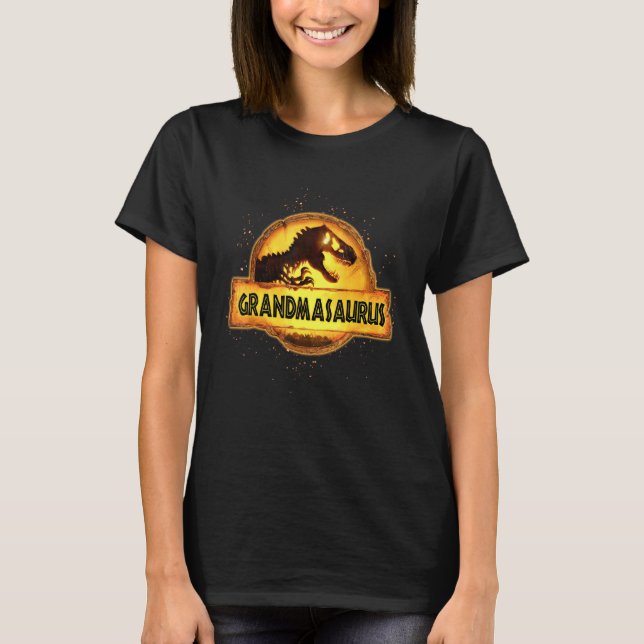 Camiseta Avô, Bonito Para Avó, Amor Rex Dinossauro (Frente)