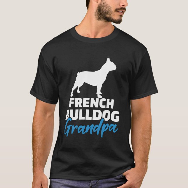 Camiseta Avô Buldogue Francês (Frente)