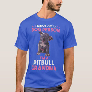 Camiseta Avó-cão Pitbull Vovó 