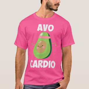 Camiseta Avo Cardio Funny Avocado Workout
