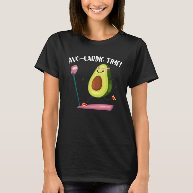 Camiseta Avo Cardio Time Avocado Cardio Time Fitness Workou (Frente)