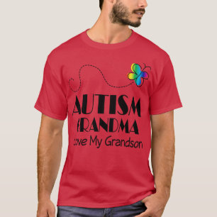 Camiseta Avó com Autismo Eu Amo Meu Neto