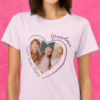 Avó com Netos Nomes Coração e Foto