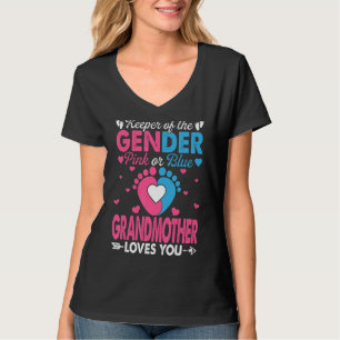 Camiseta Avó Cor Rosa Ou Azul Te Ama O Gênero Revela C