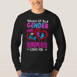 Camiseta Avó Cor Rosa Ou Azul Te Ama O Gênero Revela C