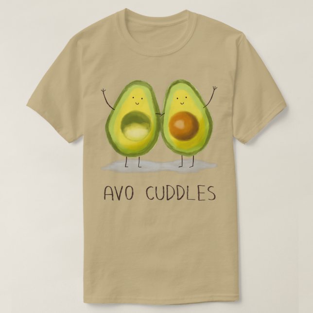 Camiseta Avo Cuddles (Frente do Design)