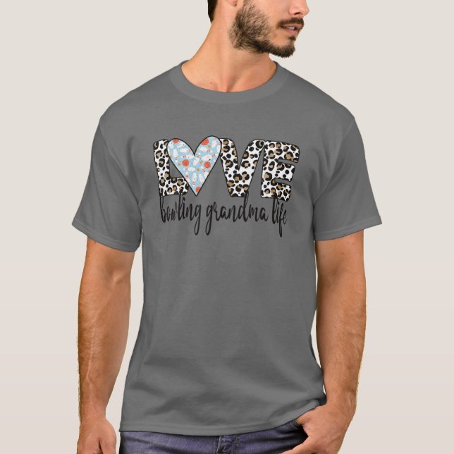 Camiseta Avó da boliche Life Bowler Avó (Frente)