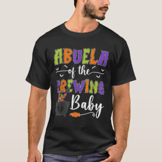 Camiseta Avó Da Bruxa De Halloween De Bebê Em Fervura Roupa