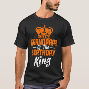 Camiseta Avô da Coroa do Partido Rei Aniversário Ce