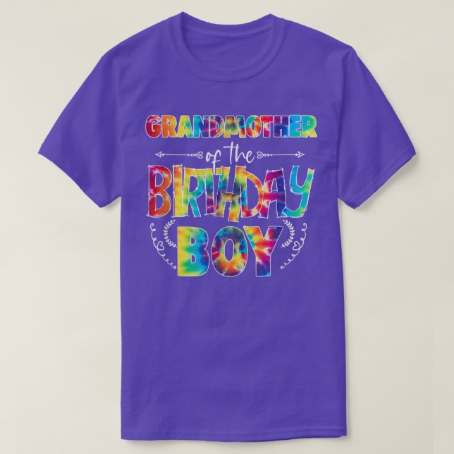 Camiseta Avó Da Família Aniversário Que Corresponde À Ti (Frente do Design)