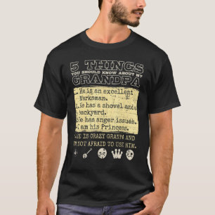 Camiseta Avô da família, avô, neta