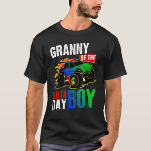 Camiseta Avó Da Família De Carros De Caminhão Monstro De An