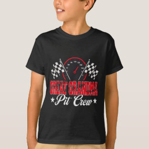 Camiseta Avô da família Race Car Festa de aniversário Racin