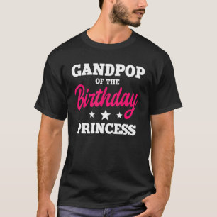Camiseta Avô Da Festa De Aniversário Da Princesa