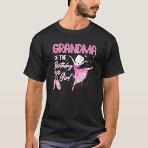 Camiseta Avó Da Garota Ballerina Balé Danc
