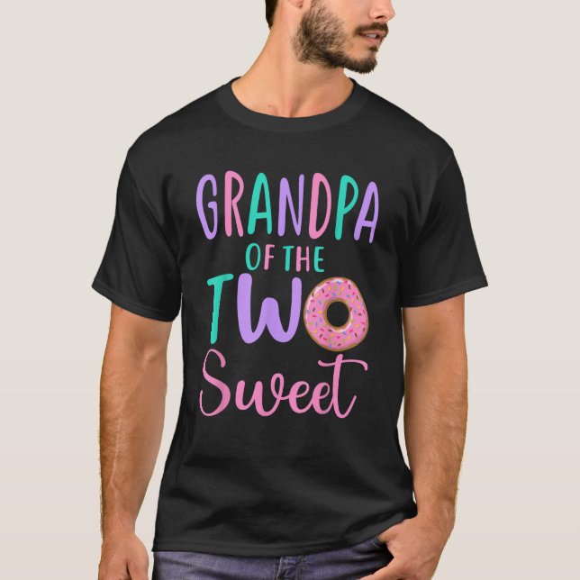 Camiseta Avô da Garota dos Dois segundos aniversários de Op (Frente)