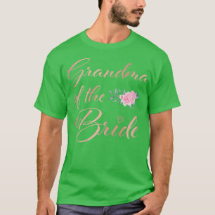 Camiseta Avó da Noiva da Mulher Avó da Noiva