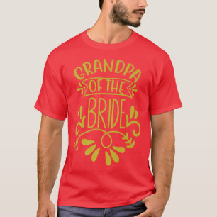 Camiseta Avô Da Noiva Para Ser Festa De Casamento Parte Chu