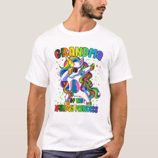 Camiseta Avó da Princesa de Aniversário