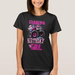 Camiseta Avô da Rapariga de Aniversário, Caminhão do Monstr