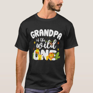 Camiseta Avô da selva Safari, um jardim zoológico selvagem