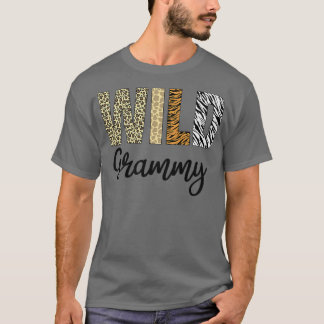 Camiseta Avó da Selva Safari, um Jardim Zoológico Selvagem