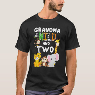 Camiseta Avó Da Selvagem E Dois Jardins Zoológicos Safari