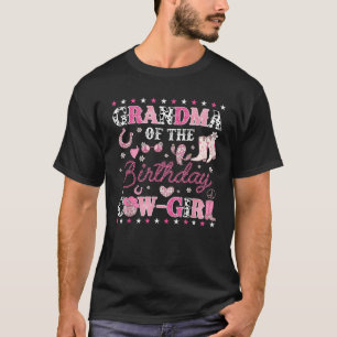 Camiseta Avó da Vaqueira de Aniversário Disco Rodeio Oeste