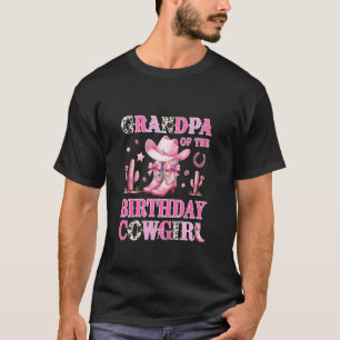 Camiseta Avô da Vaqueira de Aniversário Festa de Rodeio B-d