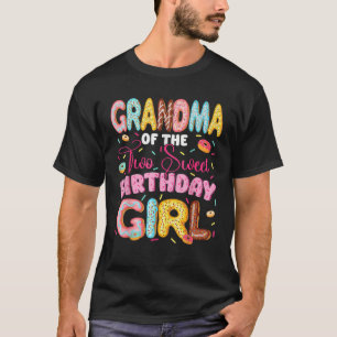 Camiseta Avó Das Duas Rosquinhas Doce segundo aniversário L