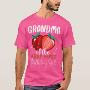 Camiseta Avó das Mães da família Berry First Birthday Girl