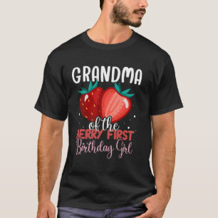 Camiseta Avó das Mães da família Berry First Birthday Girl