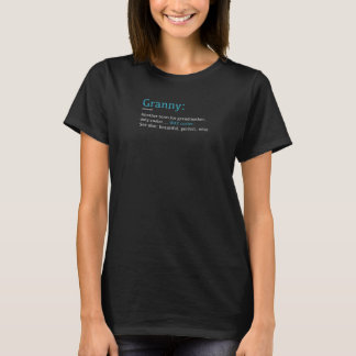 Camiseta Avó das mulheres: Novo Engraçado de Definição - Ou
