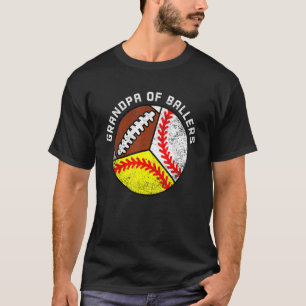 Camiseta Avô De Baldes De Beisebol