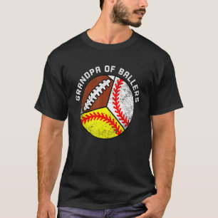 Camiseta Avô De Baldes De Beisebol