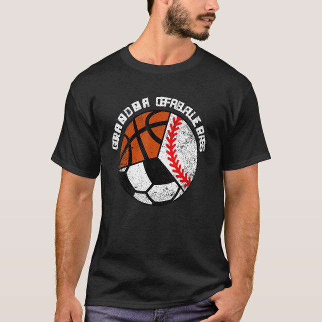 Camiseta Avó De Ballers Baseball Soccer Gr (Frente)