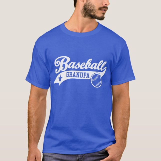 Camiseta Avô de baseball (Frente)