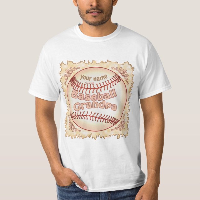 Camiseta Avô de baseball (Frente)