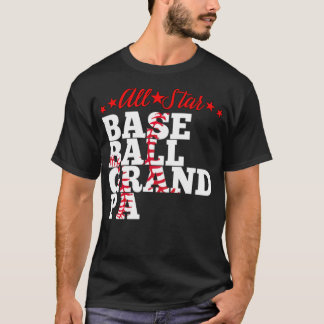 Camiseta Avô de Baseball Americano