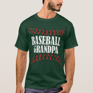 Camiseta Avô de baseball T Avô de beisebol