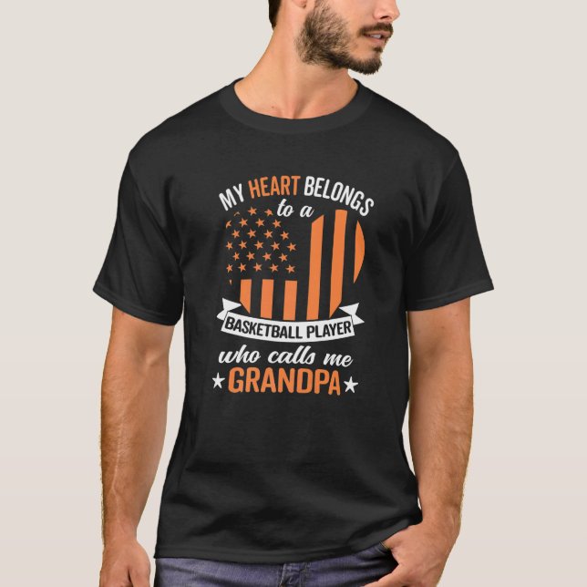 Camiseta Avô de basquetebol (Frente)