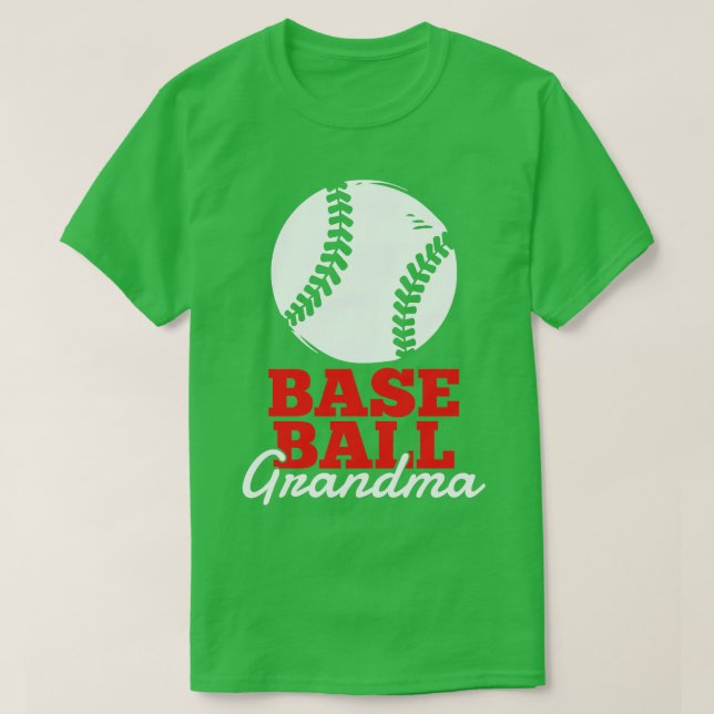 Camiseta Avó de beisebol (Frente do Design)
