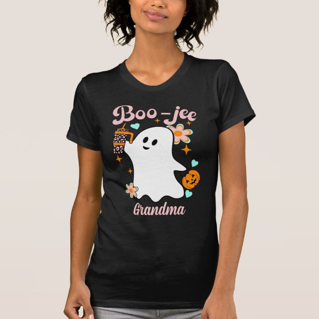 Camiseta Avó de Boo-Jee | Retro Ghost (Frente)