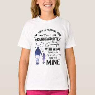 Camiseta Avô De Garota Normal Com Anjo De Asas